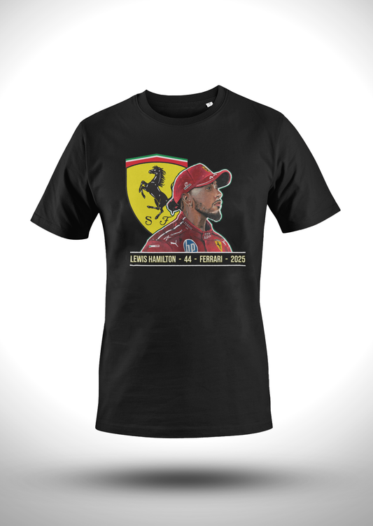 Original Lewis Hamilton Ferrari Art Print T-Shirt