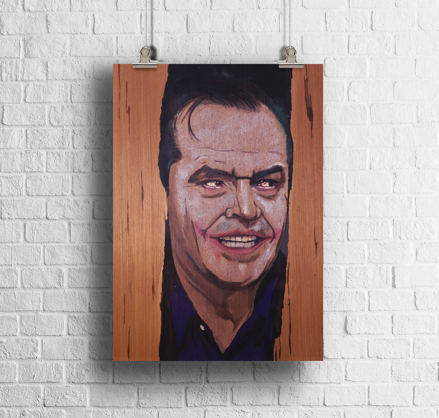 ORIGINAL JACK NICHOLSON ART PRINT