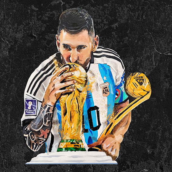 Original Lionel Messi Art Print T-Shirt