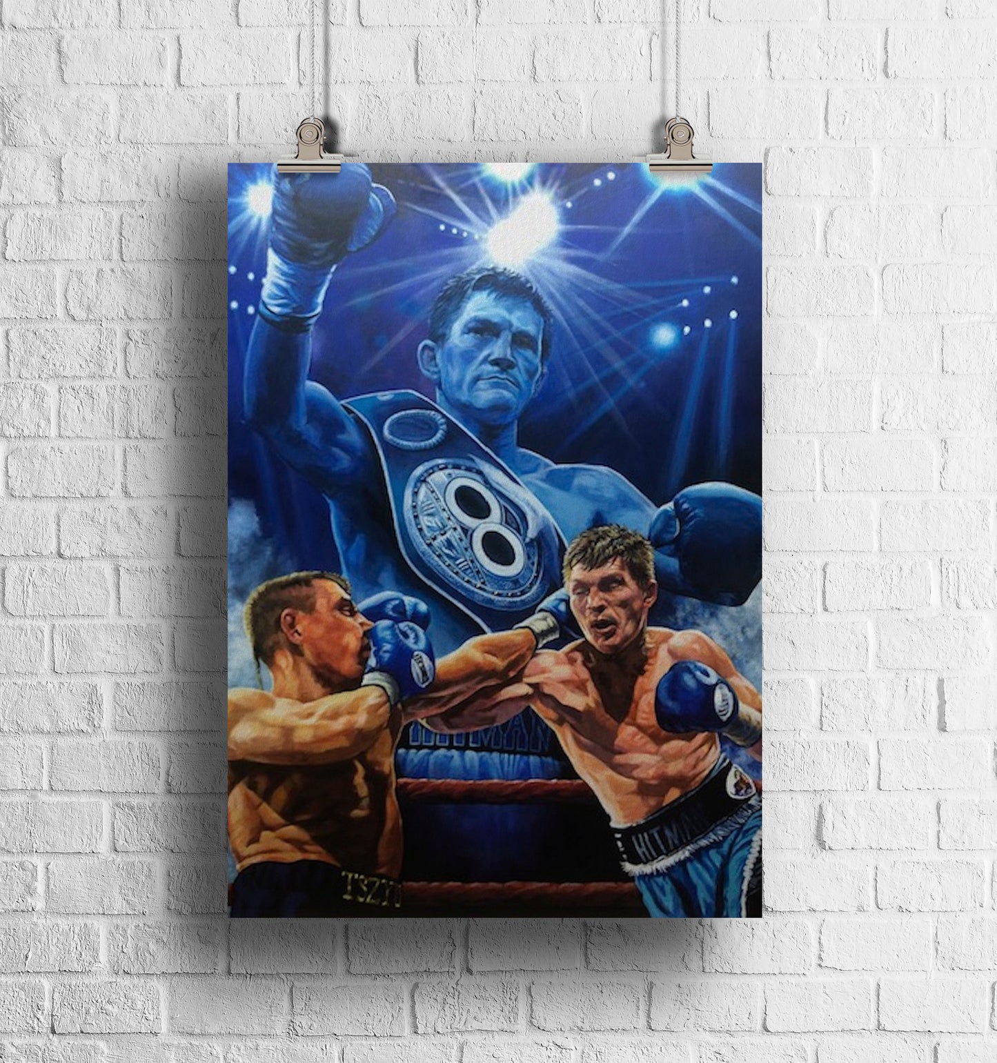 ORIGINAL RICKY HATTON ART PRINT
