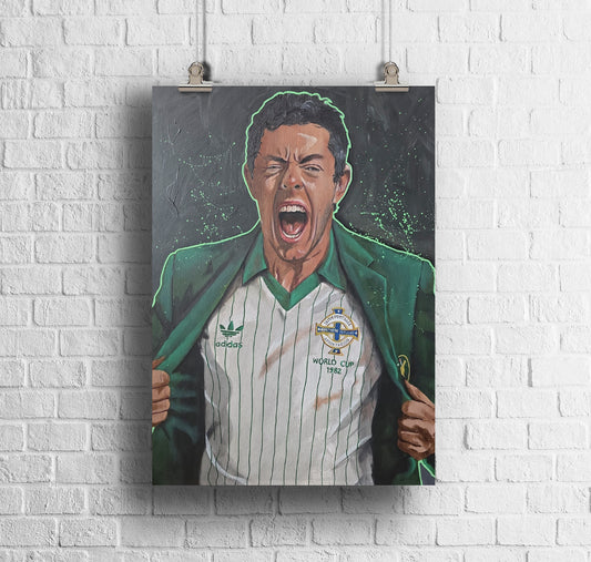 ORIGINAL RORY MCILROY ART PRINT