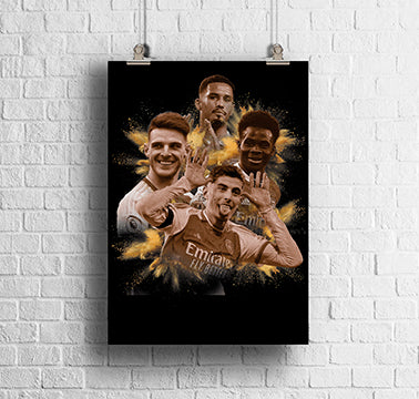 ARSENAL TEAM PRINT