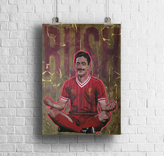 PRE-ORDER- SIGNED A3 METAL DIBOND ORIGINAL IAN RUSH ART PRINT