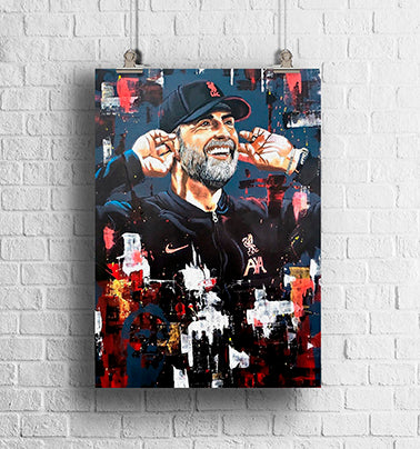 JURGEN KLOPP PRINT (EARS)