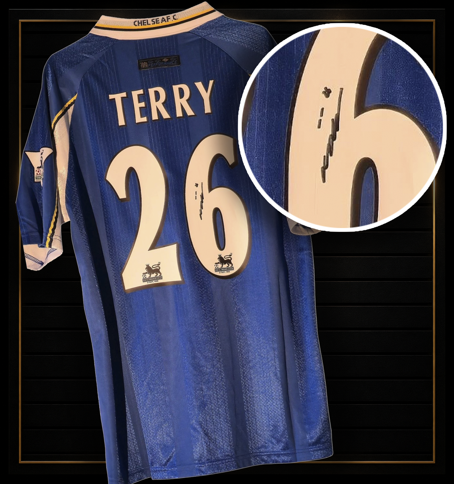 John Terry Signed Chelsea Football Memorabilia Shirt