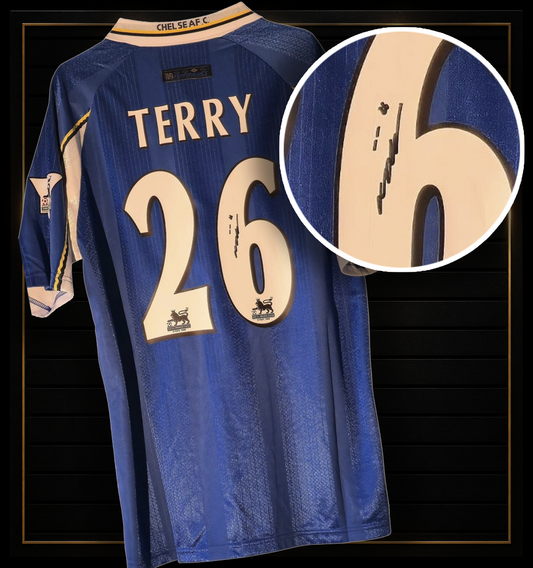 John Terry Signed Chelsea Football Memorabilia Shirt