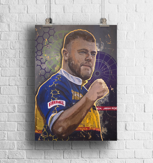 ORIGINAL JOSH ROCK ART PRINT