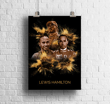 LEWIS HAMILTON PRINT