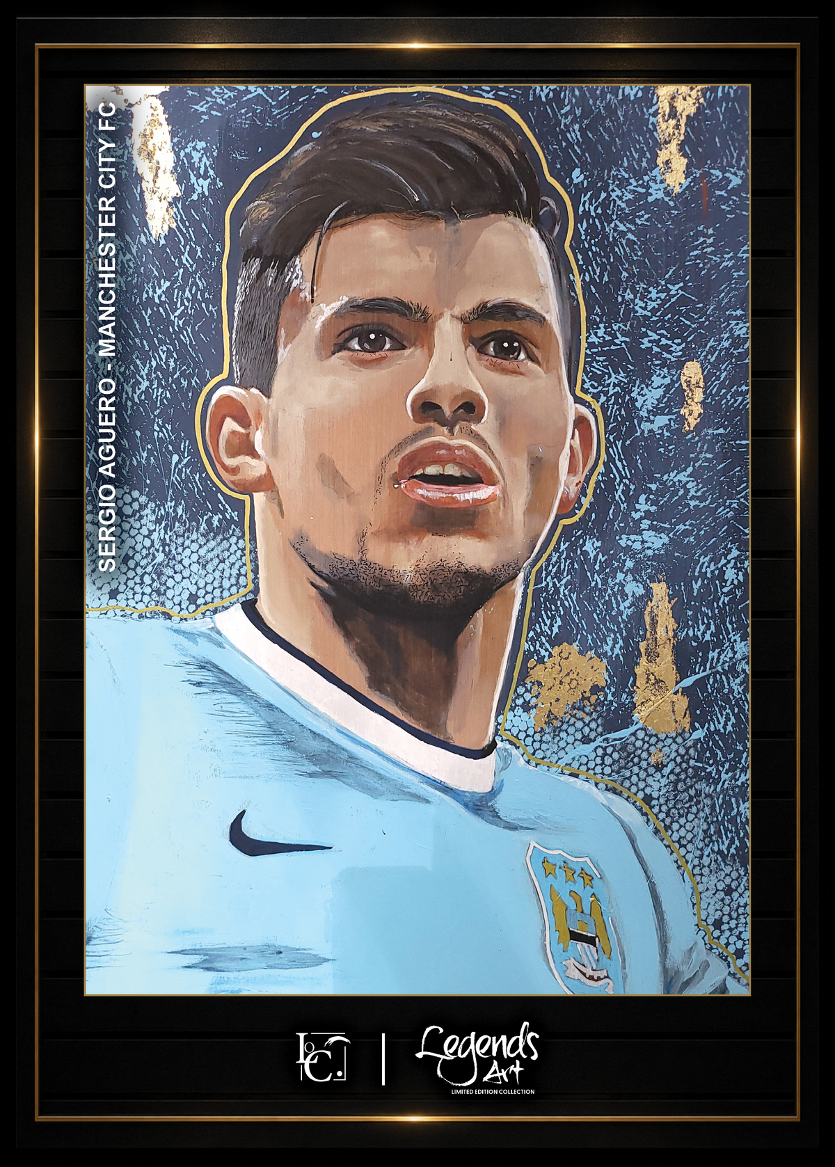 Sergio Agüero Limited Edition A5 Print