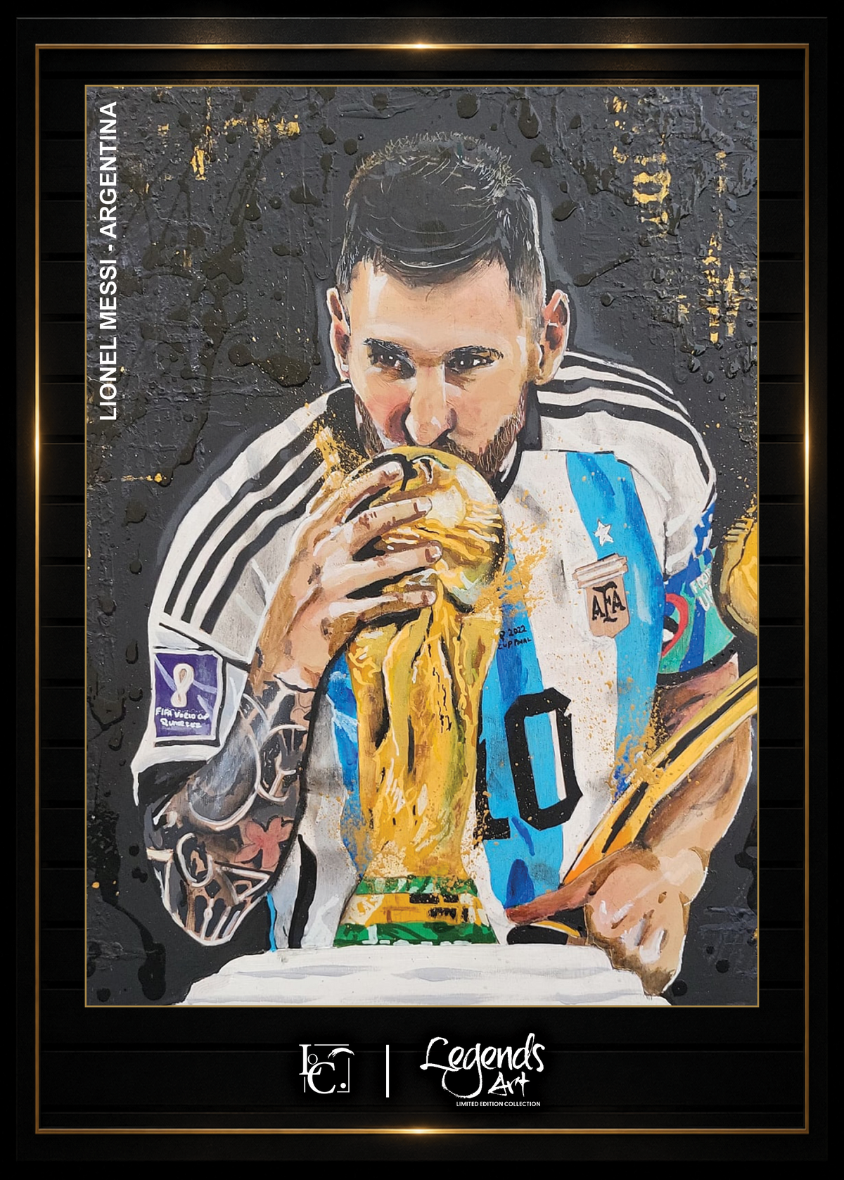 Lionel Messi Limited Edition A5 Print
