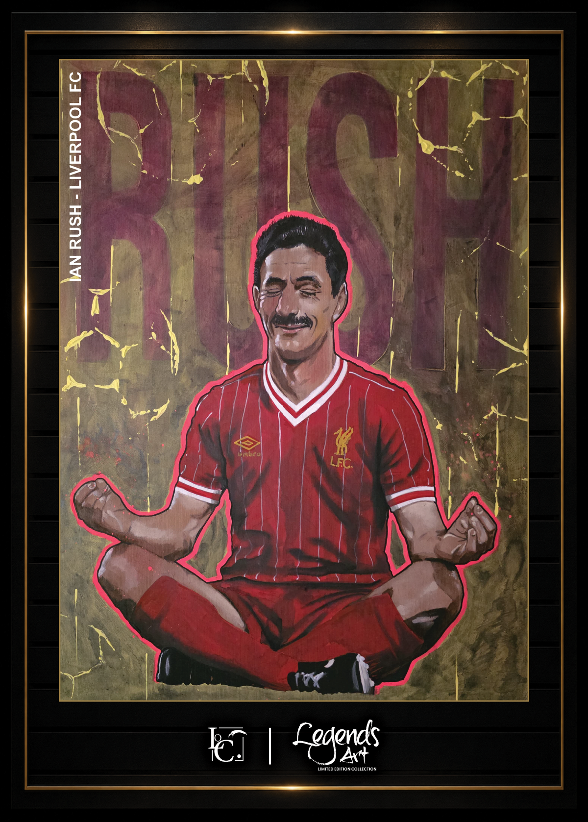 Ian Rush Limited Edition A5 Print