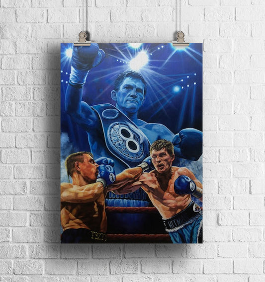 ORIGINAL RICKY HATTON ART PRINT